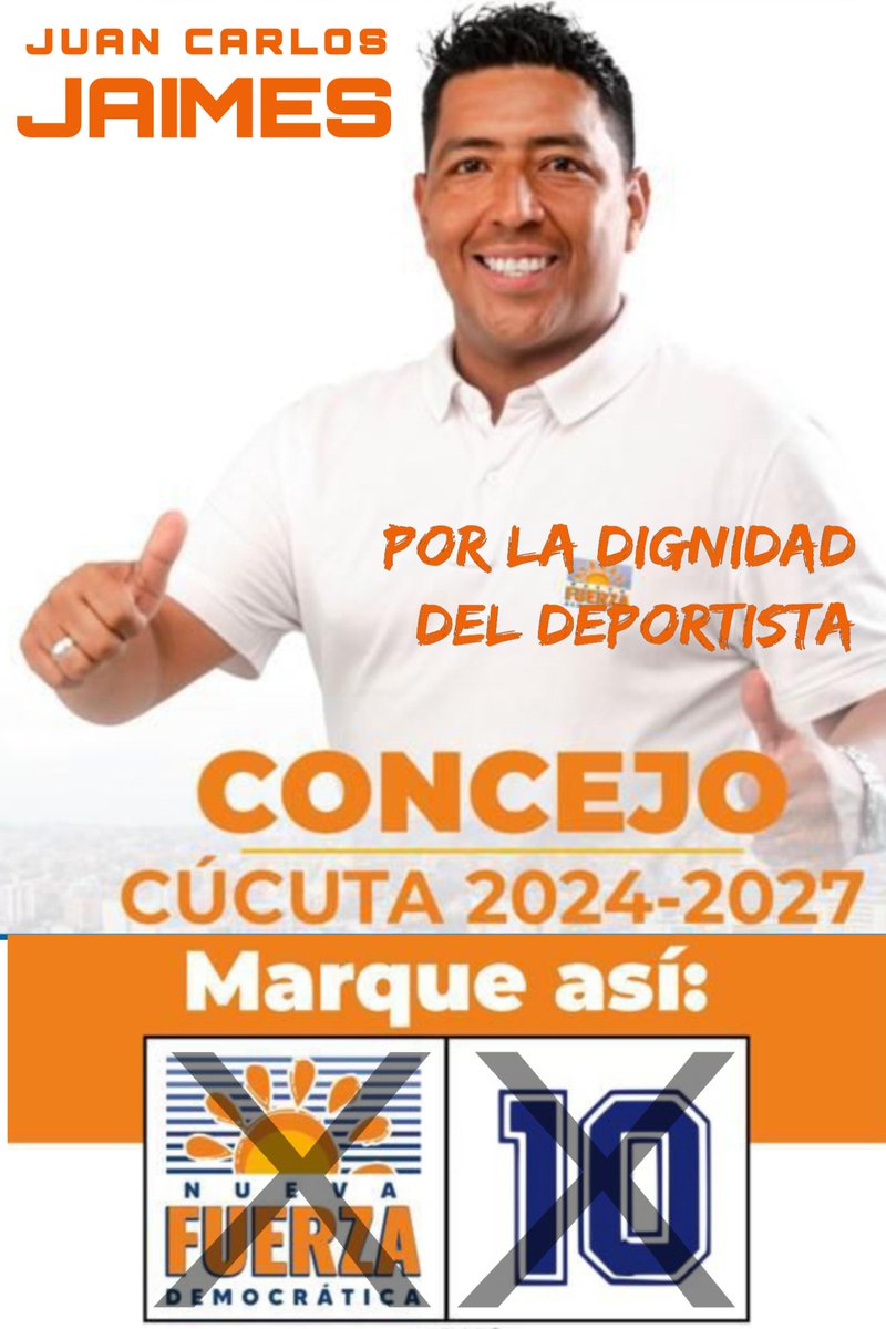 sergioAjaimes's tweet photo. #JuanCarlosJaimes al #ConcejodeCúcuta vota #NuevaFuerzaDemocratica #10 https://t.co/0z4ioag1cW