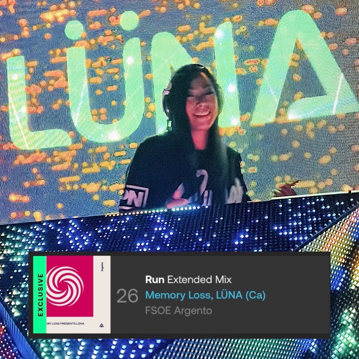 iamlunamusic's tweet image. Thanks to everyone for your amazing support of RUN!! 🥰💝 Happy to hit #26 in the Hype Trance chart!! 🤩🙌🏻🥳 @danstonemusic @FsoeRecordings 

🎶‘RUN’ is out now ⇨ fsoe.streamlink.to/memorylossrun

#fsoe #fsoeargento #newmusic #progressivetrance #trance #progressivehouse #top100 #beatport