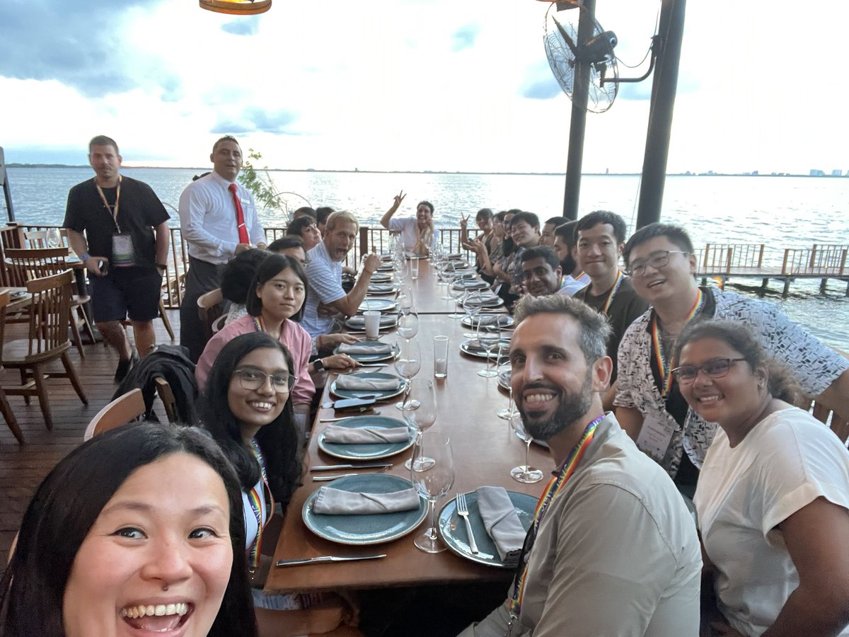 A great way to start and end <a href="/ubicomp/">UbiComp</a>, Cancun, pre-conf Day 1: Chairing doctoral colloquium w/ Rosa Arriaga &amp; <a href="/BjoernEskofier/">Bjoern Eskofier</a>. We started with science speed dating, had a deep discussion with the PhD students, went through their questions, finished the day w/ a wonderful dinner