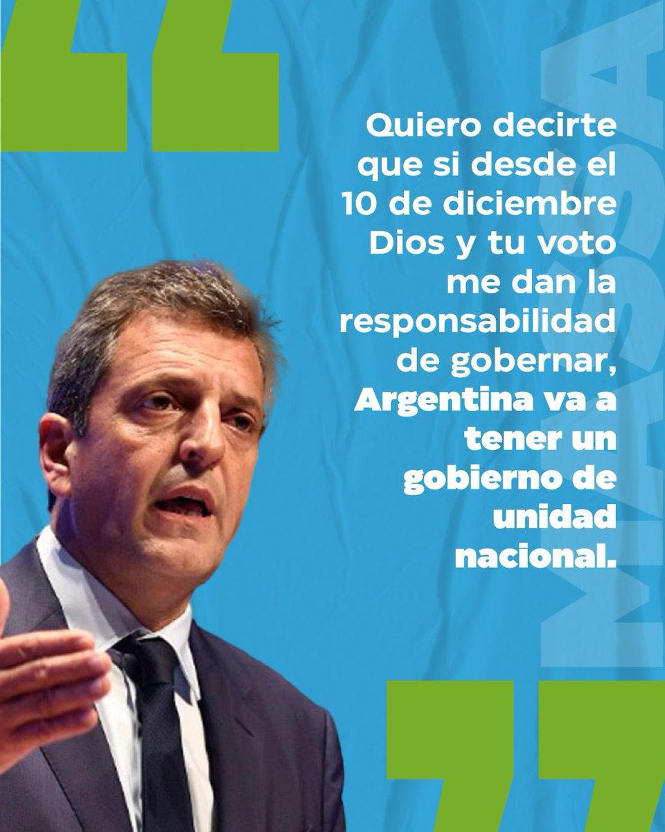 EL ÚNICO QUE TE HABLA CON EL CORAZÓN Y VA SIN GUION. ❤️
#MassaPresidente