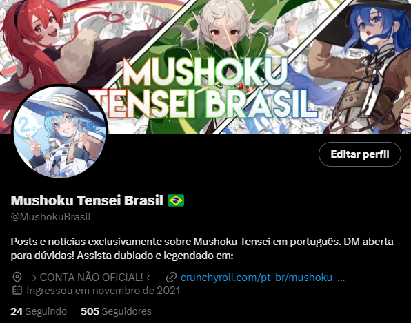 Mushoku Tensei Brasil