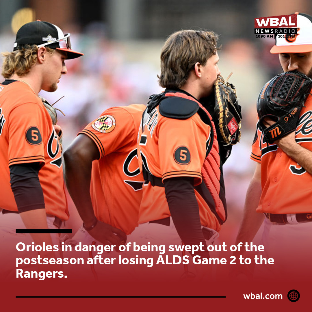 Orioles in danger of being swept out of the postseason after