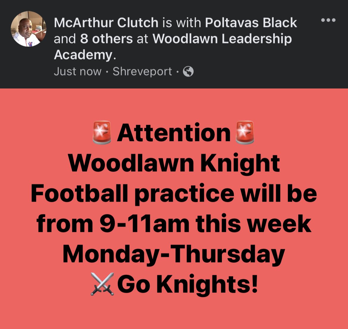 Woodlawn Knights Football 🏈 New Official Page (@newwoodlawn) on Twitter photo 