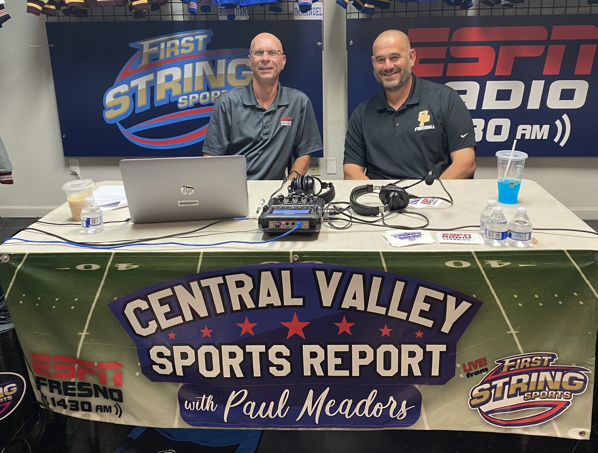 paulmeadors's tweet photo. Big thanks to Sierra Pacific head coach @RyanDeSantos1 and @jgh_football QB Caleb Mathews for coming to First String Sports yesterday morning! @Ca1ebMatthews https://t.co/tumPSQxYAz