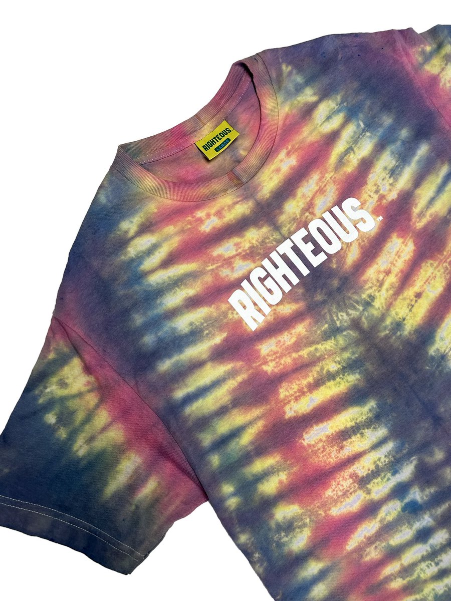 righteousmarcel's tweet photo. Seriously might be the best run of tie dye shirts I’ve made so far https://t.co/if6LhNFef7