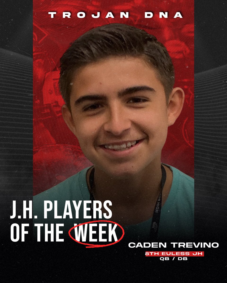 IAR2_Football's tweet photo. Congrats to our #TrojanDNA @EulessStallions players of the week https://t.co/KrxSJCSfX6