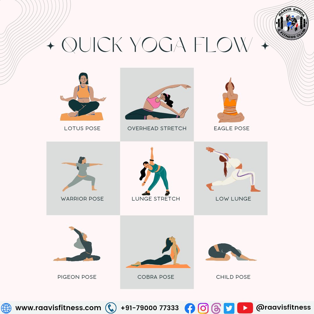 raavisfitness's tweet photo. Visit https://t.co/KAneKXPrzA for personal assistance.
+91 79000 77333
#fitness #FitnessMotivation #fitnesstrainer #RaviTeja #fitindia #raavisfitness #yoga #yogaflow #lotuspose #overheadstretch #eaglepose #warriorpose #lungestretch #lowlunge #pigeonpose #cobrapose #childpose https://t.co/Em4rJTnrKr