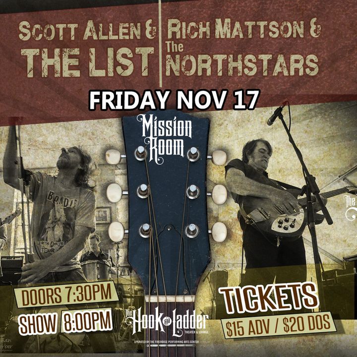 noboolpresents's tweet photo. Tix On-Sale NOW!
Scott Allen & The List / Rich Mattson & the Northstars on Fri, Nov 17 @TheHookMpls
--
BUY TIX ->> https://t.co/lSxRpMPaks
--
An intimate night of Americana & Rock 'N Roll w/ #ScottAllen & @richmattson
--
#TheHookMpls #Minnesota #MnMusic #RockandRoll #Americana https://t.co/SwO6OZ2nPU