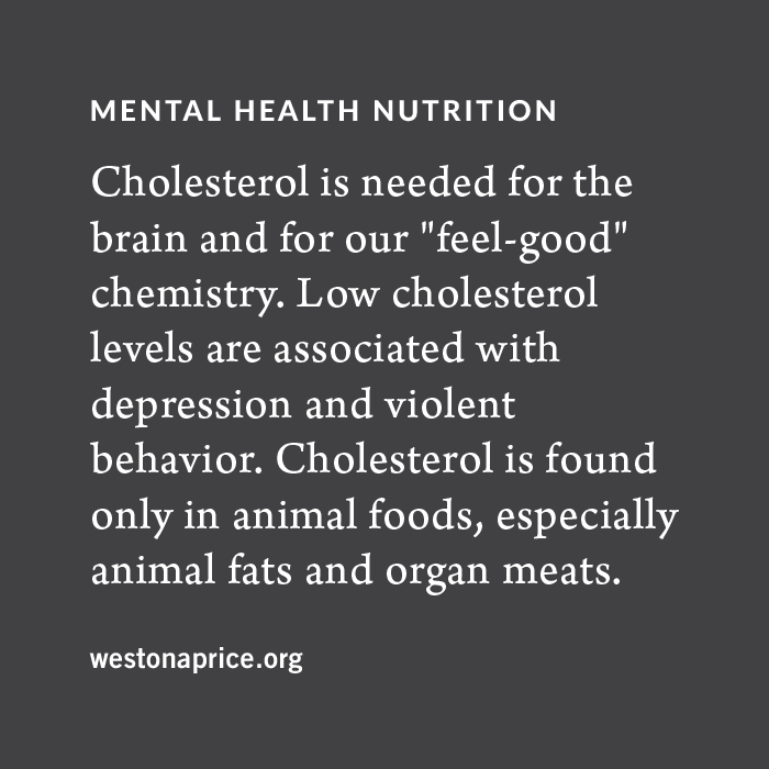 WestonAPrice's tweet image. Some people believe that diet has little to do with mental or emotional health. Yet hundreds of research studies prove that nutrient deficiencies and imbalances adversely affect the way we think and feel. Some of us also have come to this conclusion from our personal experiences!…