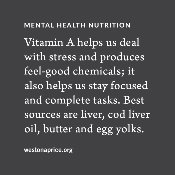 WestonAPrice's tweet image. Some people believe that diet has little to do with mental or emotional health. Yet hundreds of research studies prove that nutrient deficiencies and imbalances adversely affect the way we think and feel. Some of us also have come to this conclusion from our personal experiences!…