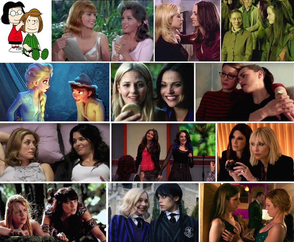RobertMPayne1's tweet photo. Happy #InternationalLesbianDay from the headcanon ships!
#Marsir #IslandGirls #Fuffy #Gellmore
#Elsamaren #SwanQueen #Supercorp
#Rizzles #Jori #Loubie
#XenaGabrielle #Wenclair #Bechloe https://t.co/xUyqyeCdXZ