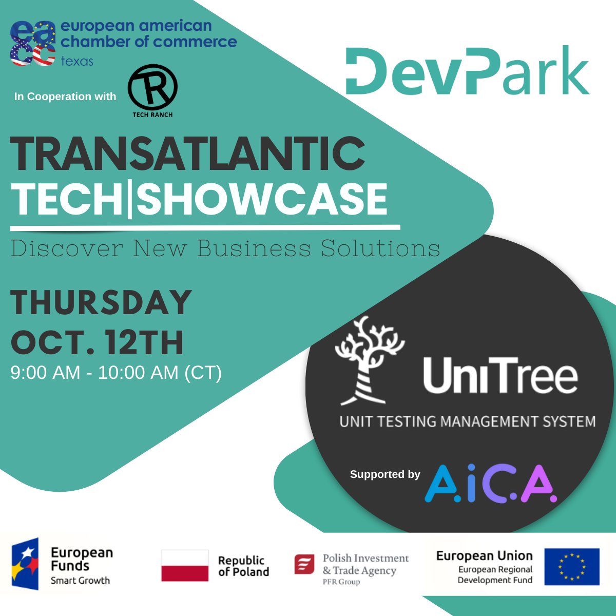 The @EaccTexas in cooperation with @TechRanch will host a live presentation on Thursday, October 12th with the attendance of Andrzej Fenzel and Bartosz Kamiński of DevPark.

You can register for the free live presentation here: members.eacctx.com/events/Details…