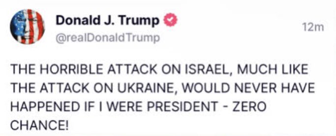 🗣#Trump2024NowMorethanEver 💙🤍❤️ We indefinitely STAND WITH #ISRAEL 🇮🇱🇺🇸