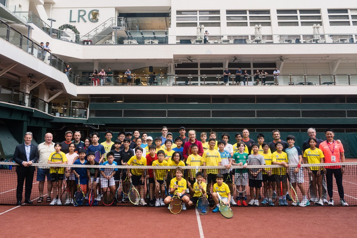 HKTennisOpen's tweet photo. Teenage rising star Mirra Andreeva had fun leading a kids tennis clinic at LRC!📷
#PHKTO #保誠香港網球公開賽
#PrudentialHongKong #保誠保險
#WTA250 #CelebratingGreatness #綻放網球力量
#GreatLineup #MirraAndreeva https://t.co/BrRHHkdXGN