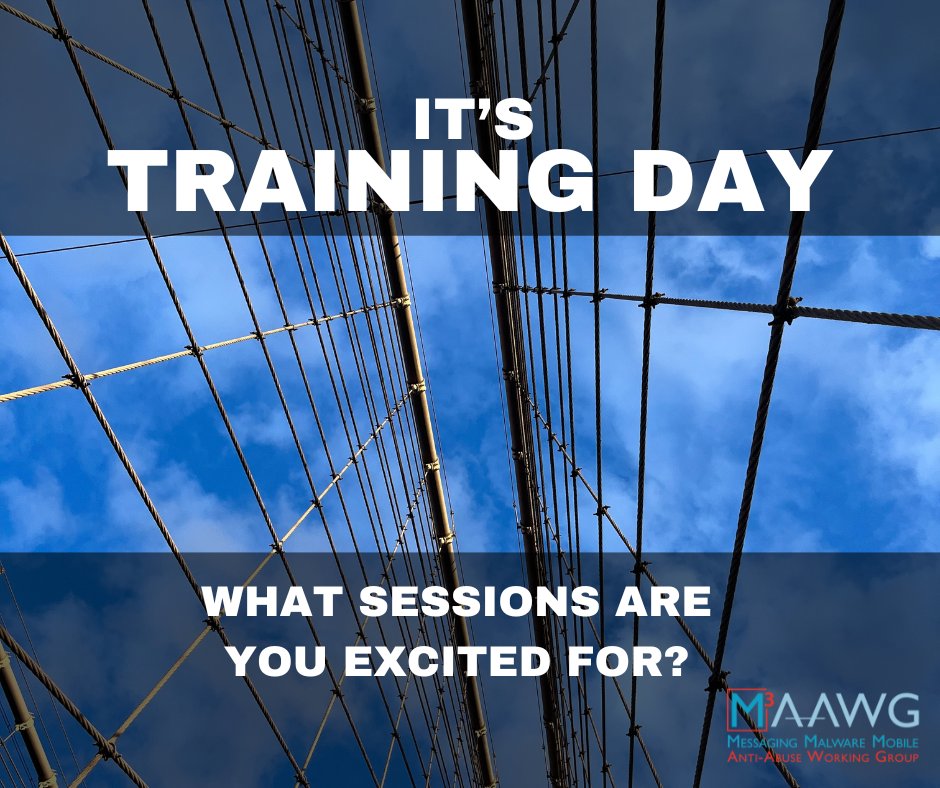 Kicking off Training Day at #M3AAWG59 with Diversity &amp; Inclusion Leadership Training, Threat Modeling Workshop, and more! A great start to a week packed full of brain teasing topics and discussions.