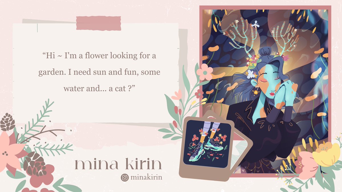 Floraison_Zine's tweet photo. ೋ══CONTRIBUTOR SPOTLIGHT 

Everyone please welcome our lovely page artist, @/minakirin (IG) ! 
Please look forward to seeing their exquisite pieces for the zine! 🌷 https://t.co/OPTvZ2HVxR