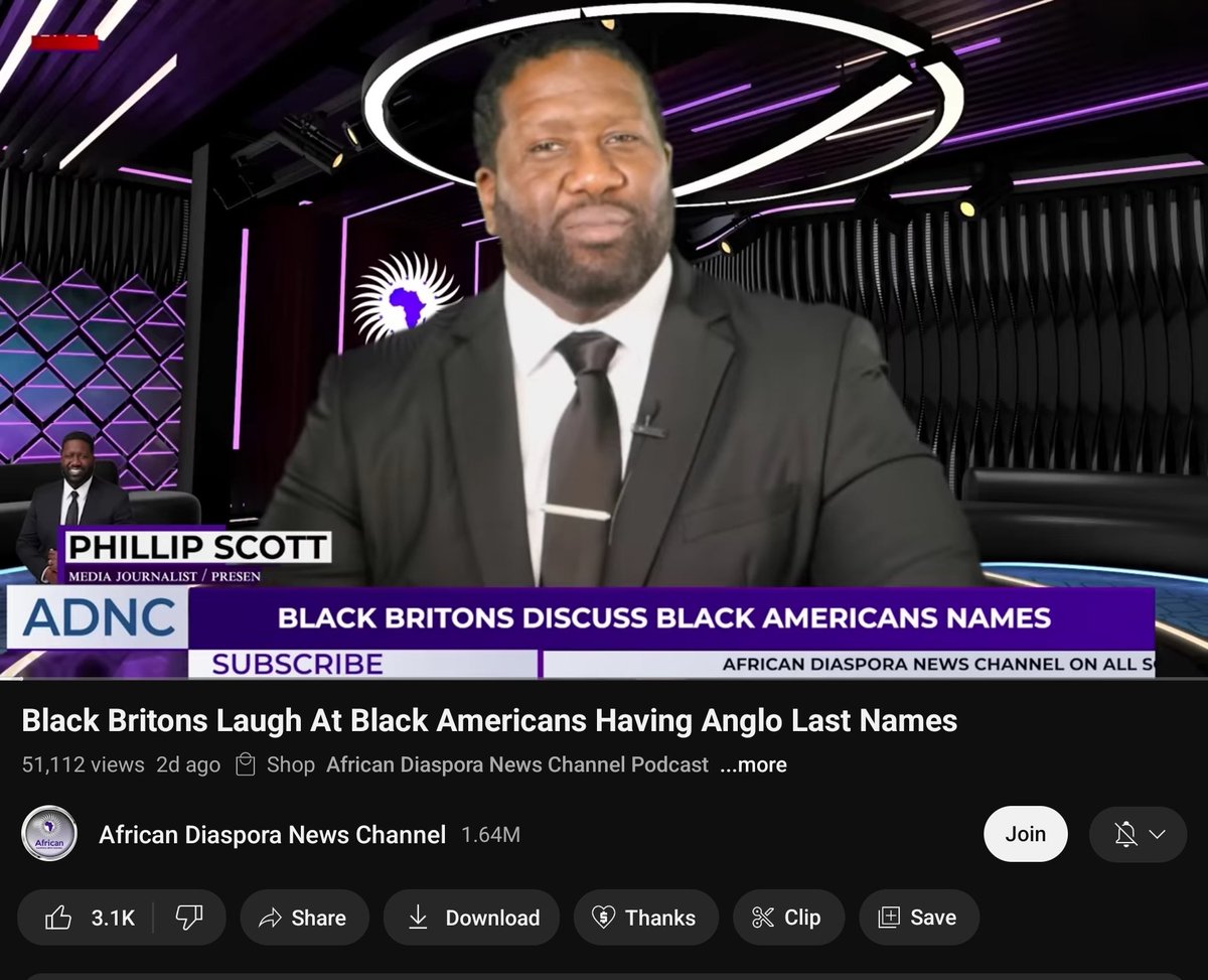 Soulful1865's tweet photo. AFRICAN tribal people.. living in the U.K. the Captiol of all Anglos, have the nerve to laugh at Black Americans for having Anglo last names. BUT they still copy everything Black Americans do!! Even try and speak Black American Slang. 😳🤦🏽🤦🏽 smh

https://t.co/xSOxJAUNVH https://t.co/VUzvYYCm9d