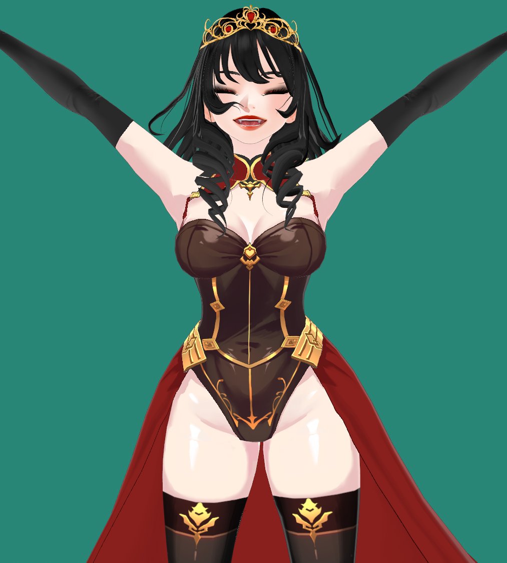 SassFactory_'s tweet photo. don't mind me just putting models together again xD #vtuber https://t.co/MF23l659gQ