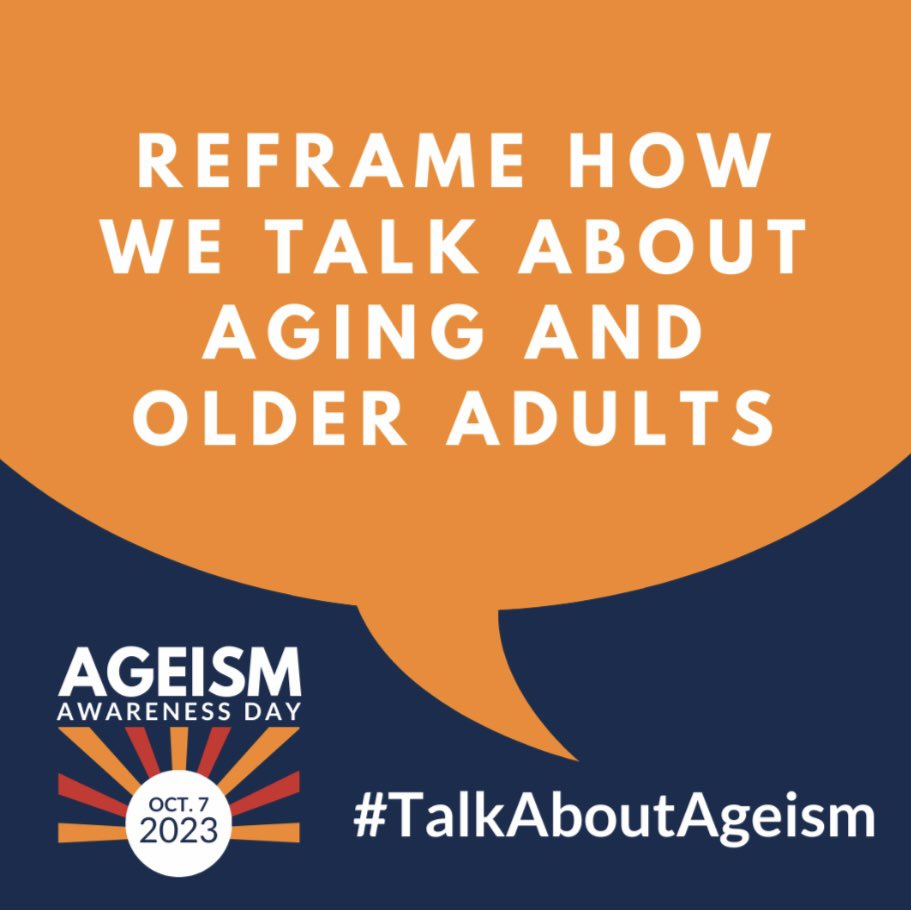 Deborah Freeland (@debfreelandmd) on Twitter photo Missed ageism awareness day? Still important to think about! Language matters. Get rid of “silver tsunami.” Use “we,” not “they,” because we are all aging! <a href="/ASAging/">American Society Aging</a> Missed ageism awareness day? Still important to think about! Language matters. Get rid of “silver tsunami.” Use “we,” not “they,” because we are all aging! <a href="/ASAging/">American Society Aging</a>
