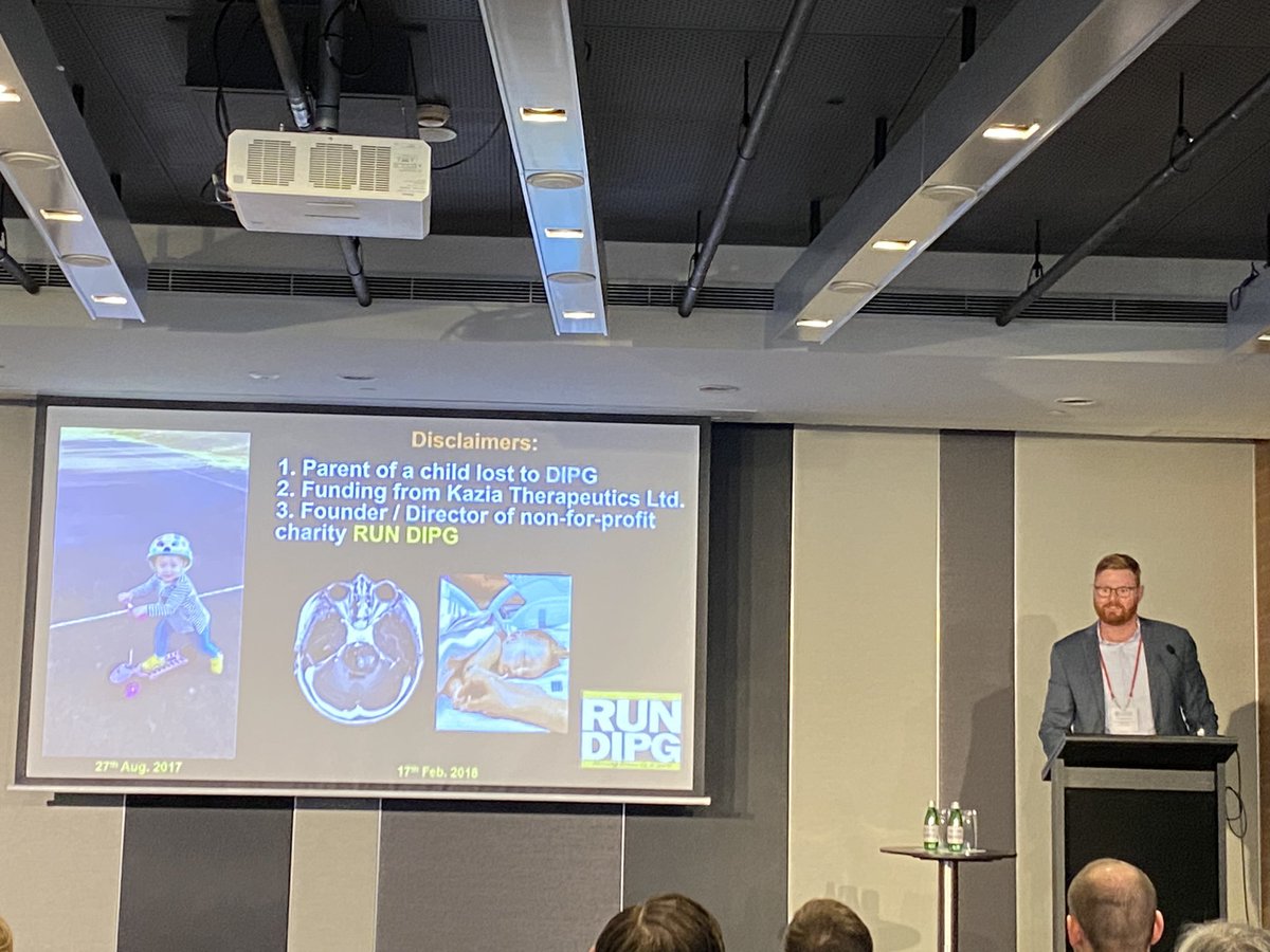 Great talk by <a href="/MattDun17/">Matt Dun, PhD</a> at <a href="/cogno_trials/">COGNO</a> exciting work on mechanism of action for multiple clinical agents and inspiring remarks about #DMG and pediatric brain tumors <a href="/PrayerfromMaria/">Prayers From Maria Foundation</a> #COGNO2023