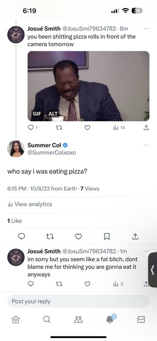 Just a hateful person can say that, it gets worse when you go to his profile and find out he&rsquo;s an antisemitic<a href="/tag/realloyalfans"class="tags"><span>#realloyalfans</span></a>