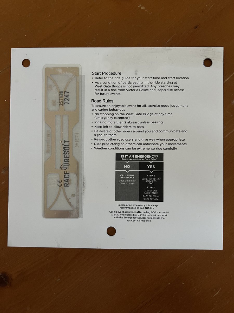 Son just completed a 228km bike ride in 7 hours. Pretty cool RFID antennae on the back of the ride card. #sdr #hamradio