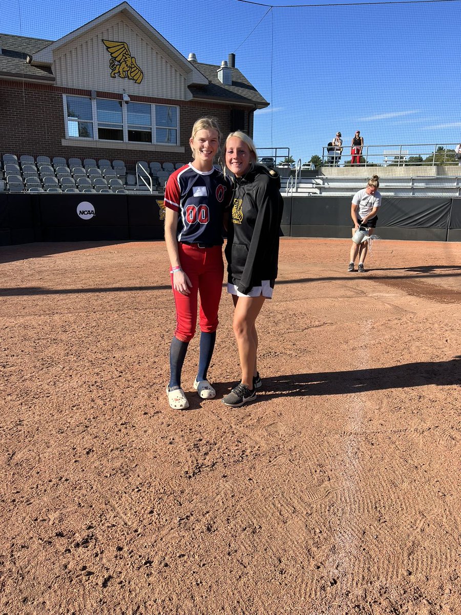 Had a great time at the Missouri Western camp today. I learned a lot and am excited to work all that in with my workouts. I want to thank Coach Yegge, Coach Kinnaird ,and their players for hosting a great camp! <a href="/GriffonSoftball/">Griffon Softball</a> <a href="/coachyegge/">Yegge</a>