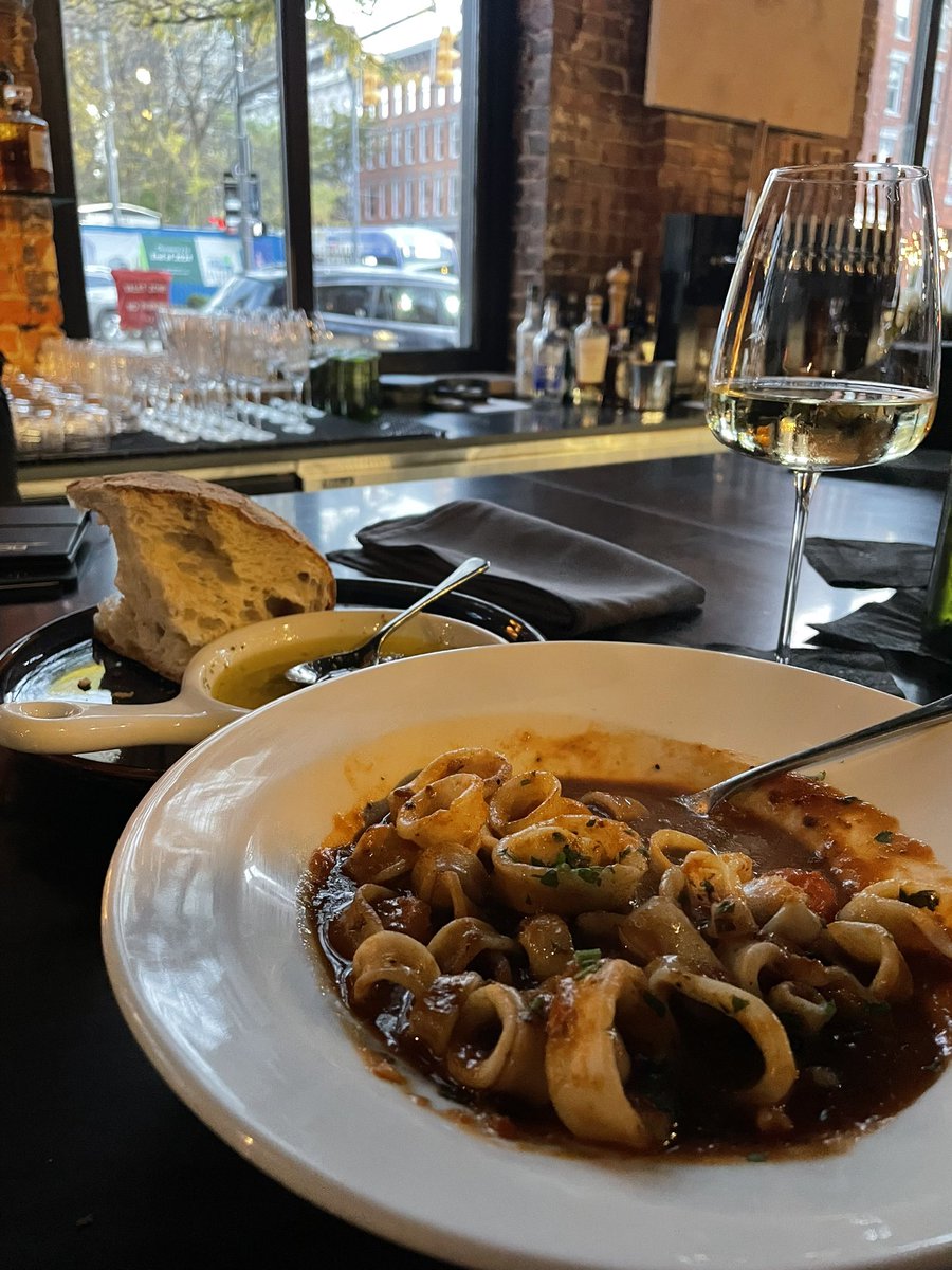 Celebrating 19 years with a progressive dinner (aka sophisticated bar crawl) in #downtowncleveland at Blue Point Grille, AcquaDiLuca and Johnny's Downtown