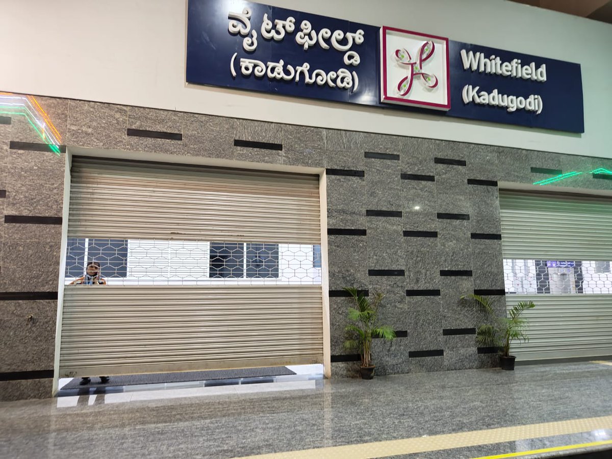 jith746's tweet image. The #FirstDay #FirstService from Whitefield (Kadugodi)

#NammaMetro #Whitefield #Challaghatta