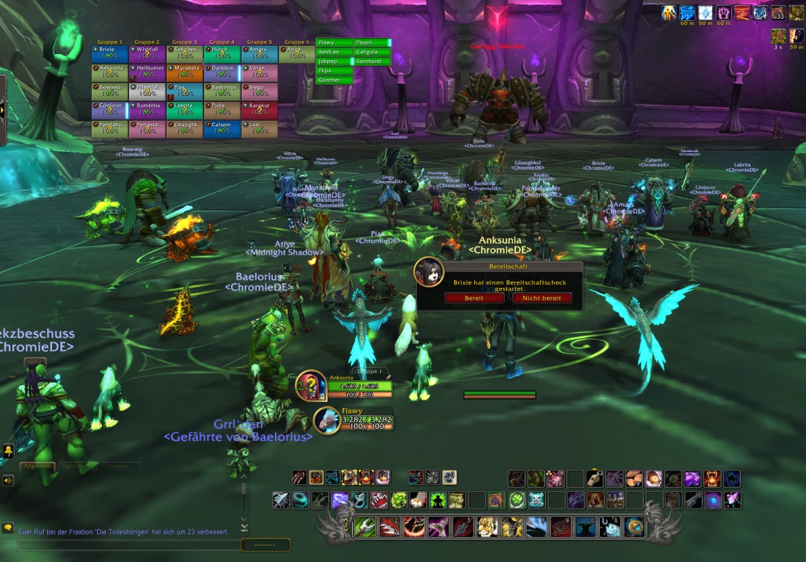 Anksuni's tweet photo. Was für eine meeega Sause im #wow #Timewalk #Gildenraid heute im Black Temple mit den verrückten Gildies von @ChromieDe #worldofwarcraft #community #fun #illidan https://t.co/xpZoNFtKxo