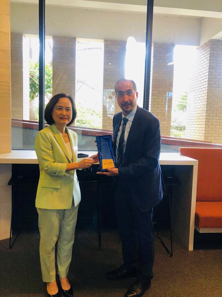 IGEC_AUS's tweet photo. 🌟Thrilled to announce #IGEC has been honoured with the Golden Star Accolade by La Trobe University; 🏆 A huge thank you to @latrobe for recognising our efforts in international education! 🎓🌏 #GoldenStarAccolade #InternationalEducation 
@IgecGlobal https://t.co/qav5FEJ1SH