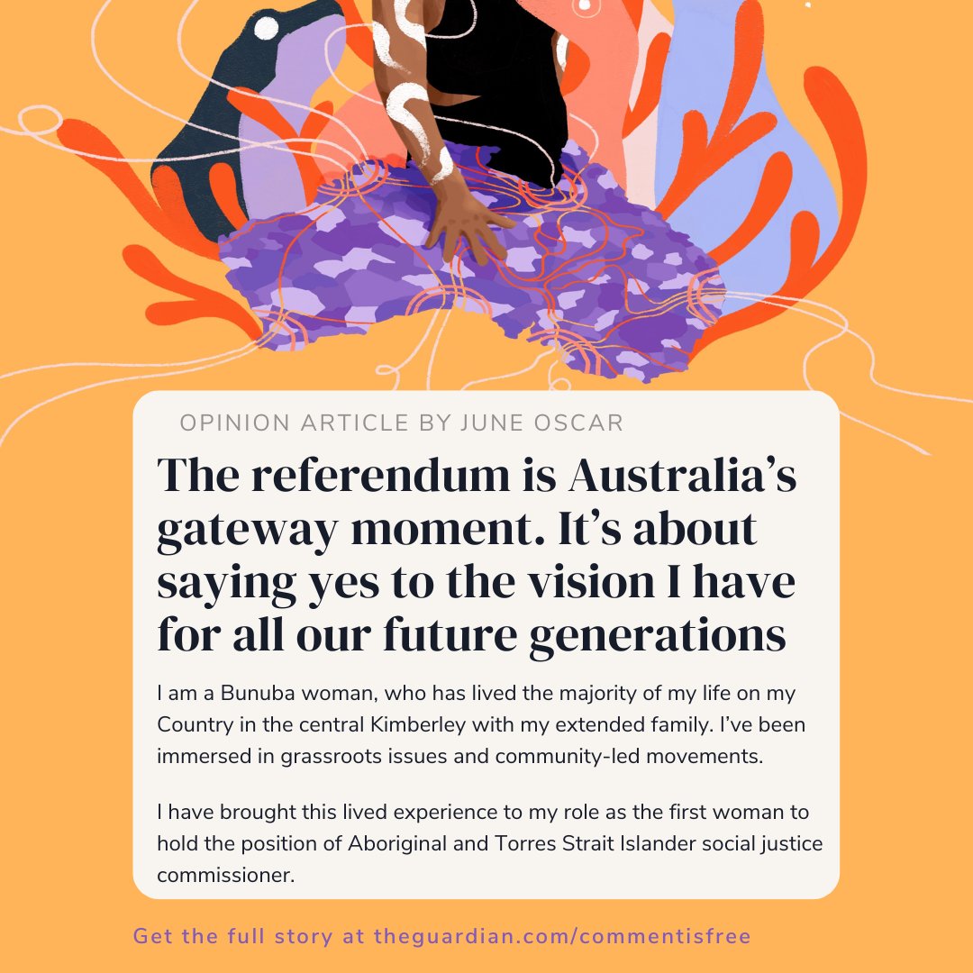 'The decades over which governments have not properly listened to our solutions, I’ve experienced first-hand how ill-informed policy results in neglected housing, employment drying up, and remote community schools stripped of funding.' - @June_Oscar. Read: theguardian.com/commentisfree/…