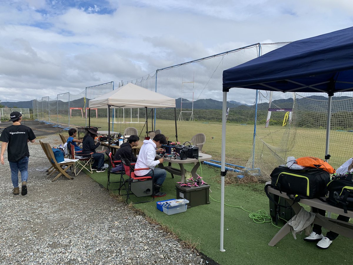 良い練習日和です。