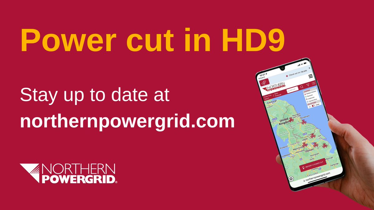 Northpowergrid's tweet image. Hi to our customers in #HD9. #TeamPowergrid has most customers’ power restored in your area, and we are working hard to get the power back on for all remaining customers by 5am. Thank you for your patience.