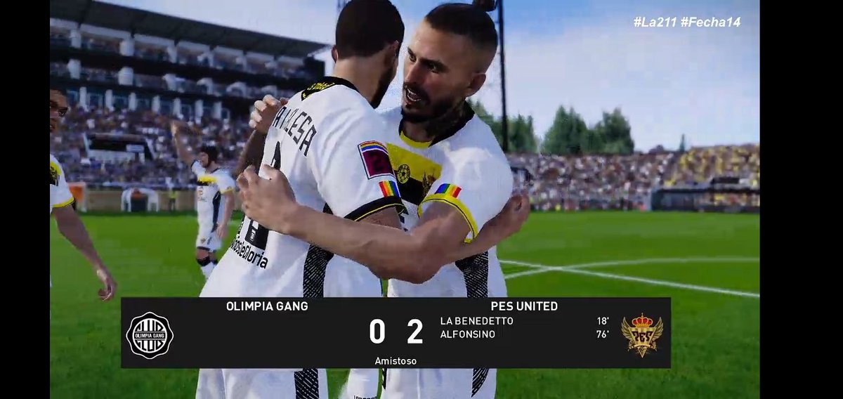 PES_UN1TED's tweet photo. ยกFINAL DEL PARTIDO!
GANOOOO PES UNITED
Fue 2-0 con tantos de @LaBenedetto18 y @AlfonsinoOf y asistencias de @Josthin111 y #PequDelCap. El decano dominรณ todo el partido y demostrรณ porque estรก en la punta, queda un partido, un partido para la gloria y no vamos a fallar. DALE PES!! https://t.co/P55XSU9tN1