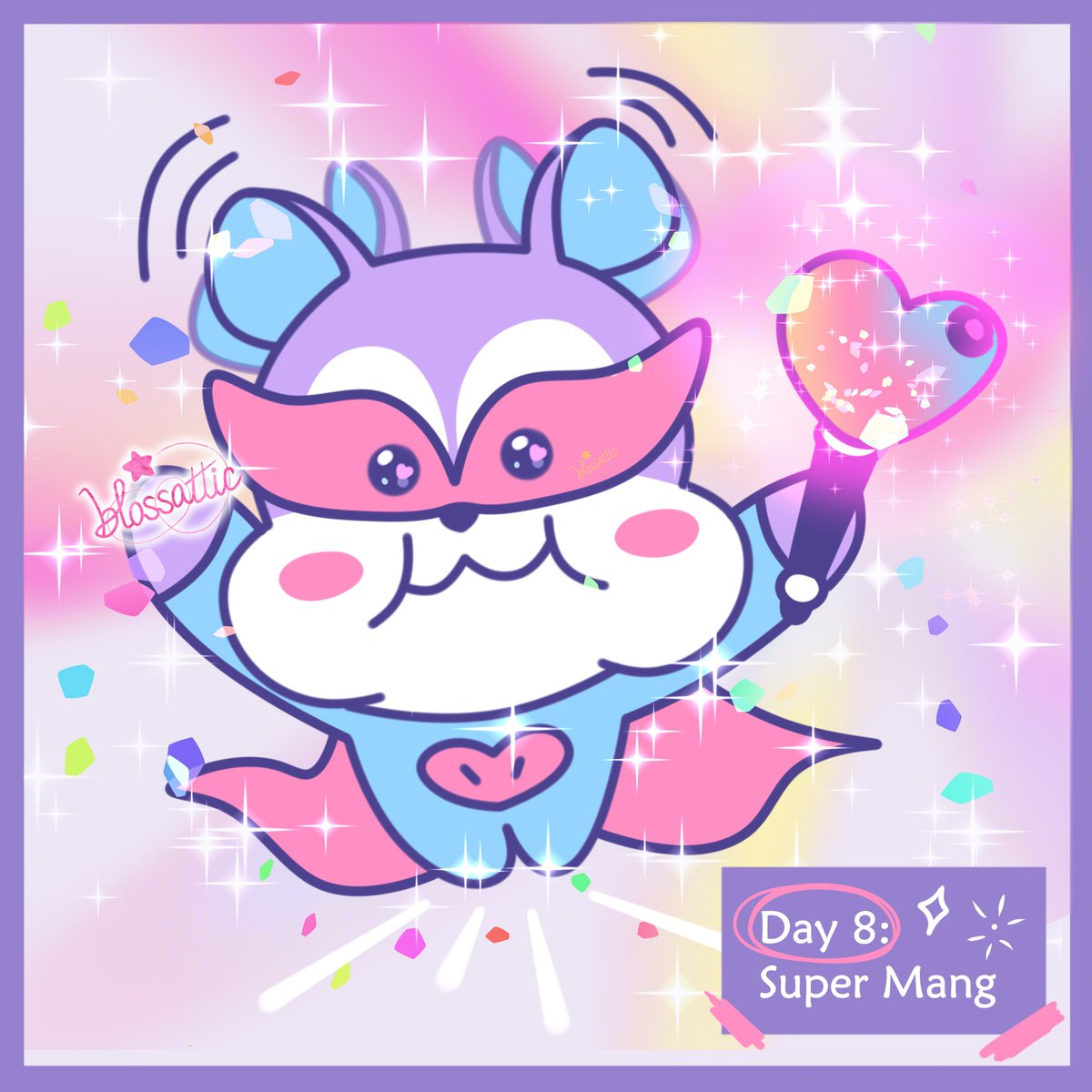 ✨ MANG and the Magic Wand ✨
Day 8: Mang turns into a Super Hero! 🌟
. . .
#MANGTOBER2023 #MANG #BT21MANG