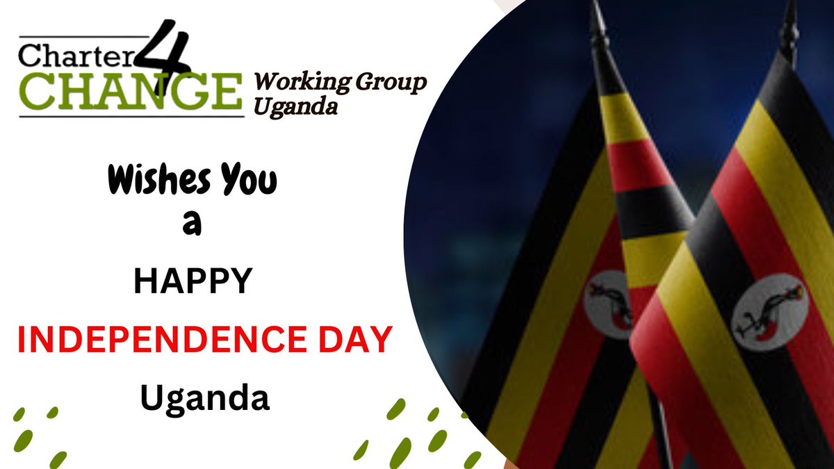 C4C_Uganda's tweet image. &quot;Warmest greetings to everyone! Let&apos;s embrace this occasion as an opportunity to promote the Localization Agenda in Uganda&quot; - @NaomiAyot.
Together, We can build a stronger, more self-reliant Country for all.
#UgandaIndependenceDay 
#LocalizationAgenda
#localization
#Humanitarian