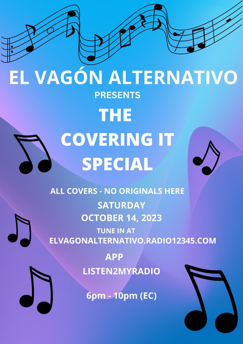 Bleach Lab are on now in The COVERING IT (All Covers) segment in El Vagón Alternativo. They are covering Mazzy Star. Tune in next Saturday from 6pm - 10pm (EC) for The 25th Anniversary COVERING IT Special! #elvagonalternativo #BleachLab #mazzystar #coveringit #NowPlaying