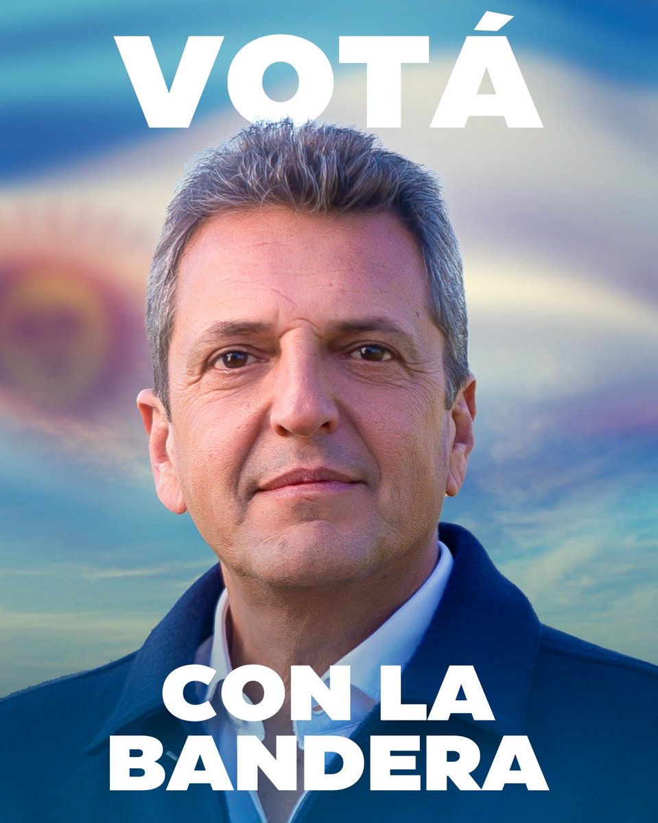 #VotaConLaBandera #MassaPresidente
