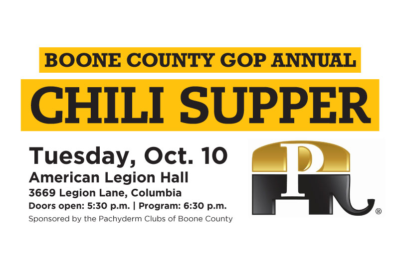 BooneCoMOGOP's tweet image. Tomorrow night! Great speakers, food and silent auction items. Tickets are $20/person | $40/family. More at boonecountypachyderms.square.site.

@MissouriGOP @MalekVivek @DLHoskins @shaneschoeller #MOSoS #Missouri @MizzouCRs
