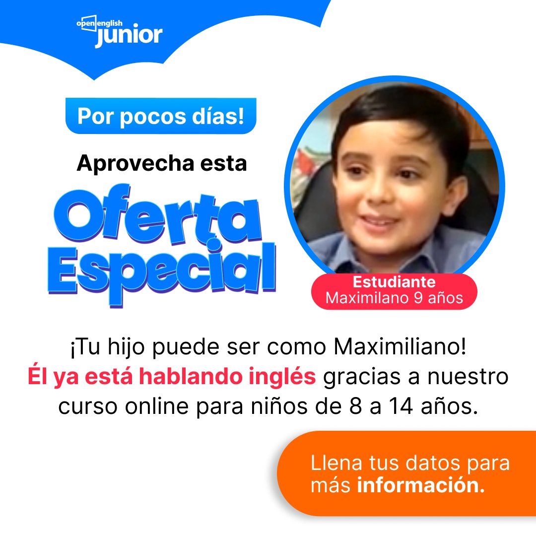 Inglés Para Niños  Open English Junior