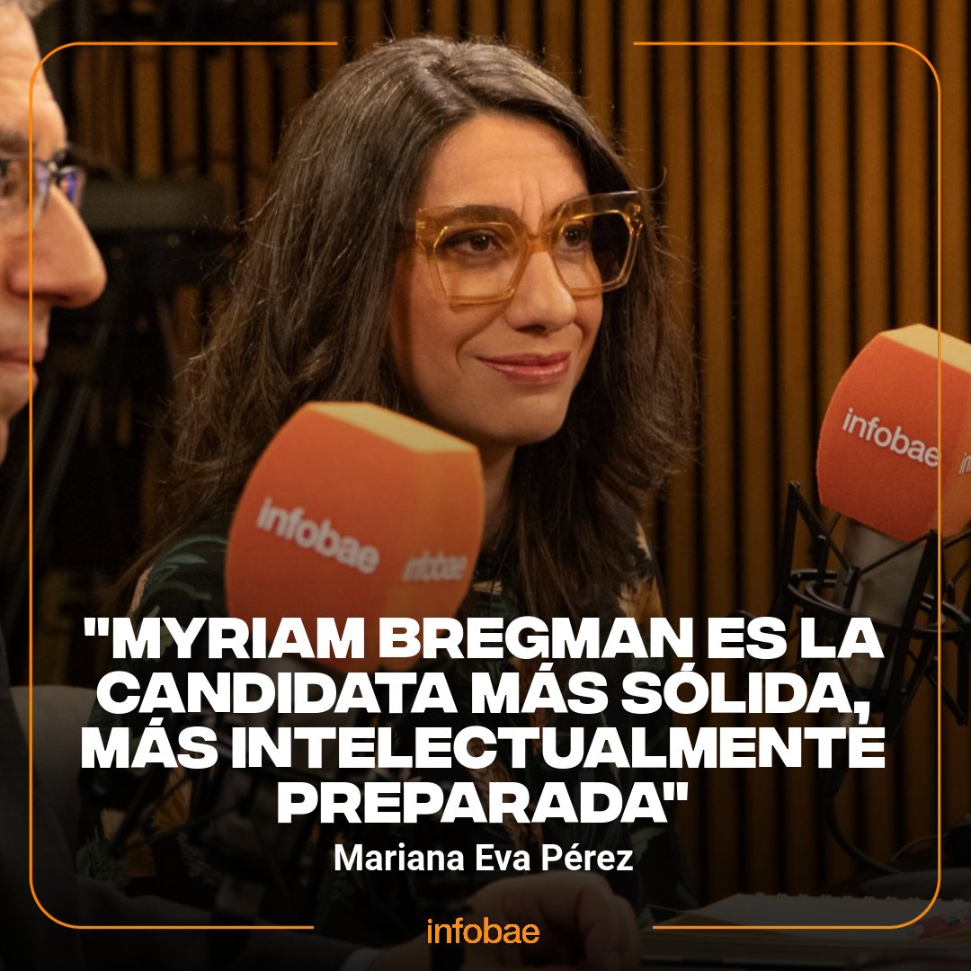 infobae's tweet photo. Mariana Eva Pérez analiza el #Debate2023: "Myriam Bregman es la candidata más sólida, más intelectualmente preparada" https://t.co/LDPiP12nUy https://t.co/ZwtKzKUfDa