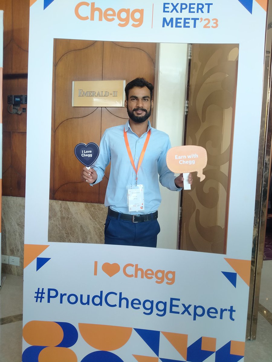 AteshSaini's tweet photo. Thank you @chegg_india for this amazing experience in expert meet 2023 https://t.co/4RUEDKjfNz