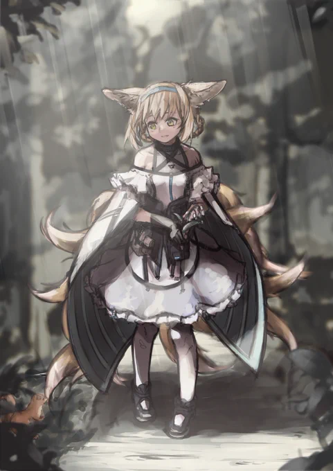 今日はスズランちゃんのお誕生日ということで再掲 #アークナイツ #Arknights スズランは我らの光であり──