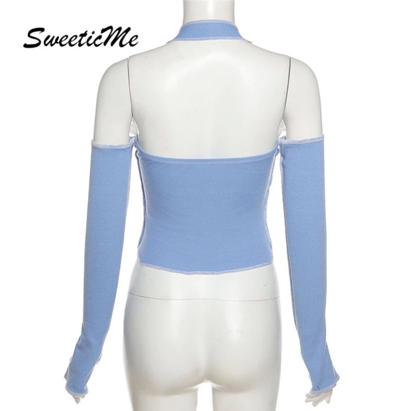 🩰 wts lfb ph
 
 ˚₊‧꒰ა SweeticMe Long Sleeve Halter Sexy Croptop Backless ໒꒱ ‧₊˚
            
   og price: ₱500 , will sell for ₱350 
                never been used 
                       size: Large
⠀⠀                  payo only

⠀ ༺♡༻ reply / dm to claim .ᐟ