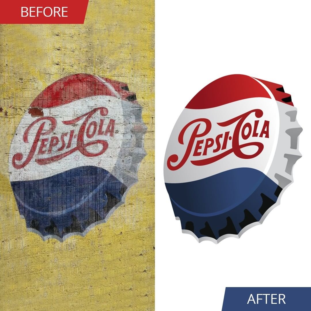 Old Pepsi-Cola Sign Vectorization(Before/After) | DM for prices.

Hashtags:
#signs #printingservices #signage #customprinting #printshop #graphicdesign #businesssigns #vinylprinting #promotionalproducts #printshoplife #signmaker #printmarketing #printdesign #signsofinstagram
