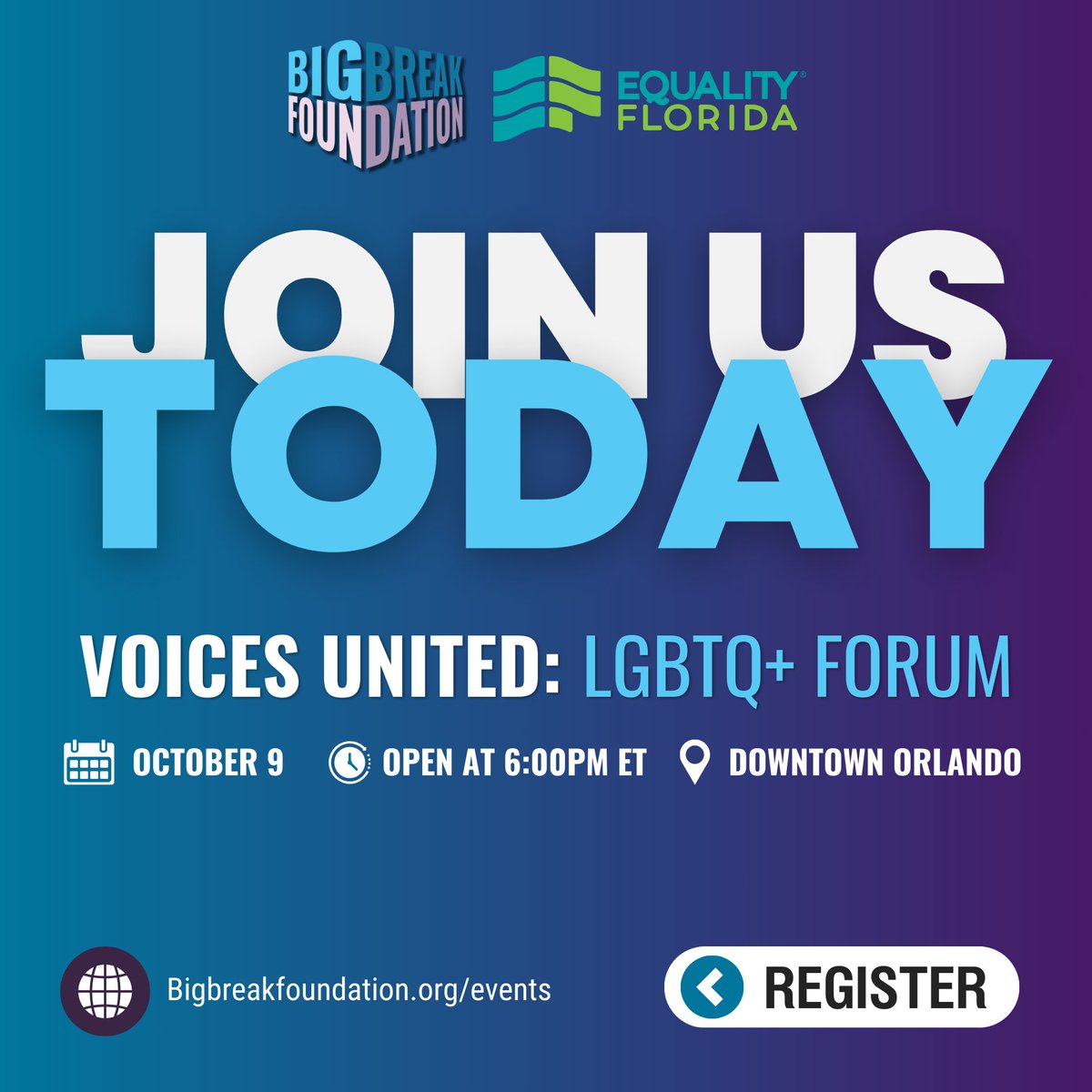 TODAY! Join us and <a href="/EqualityFlorida/">Equality Florida</a>  virtually or in person. Let's explore how we can advocate for LGBTQ+ rights and protections as employers, practice conscious allyship as an industry, and help create a more equitable future for all.

bigbreakfoundation.org/event-details/…