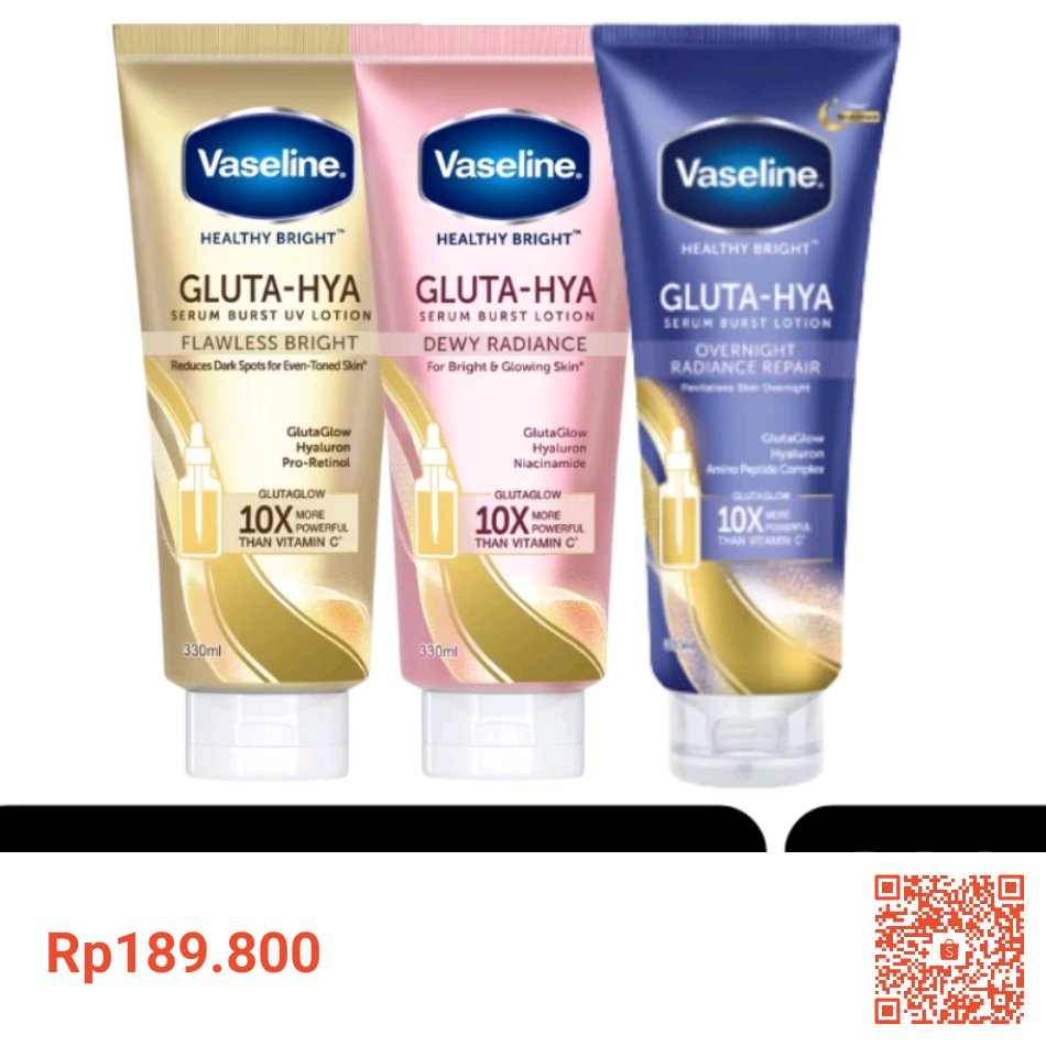 zarighi's tweet photo. Temukan dan dapatkan Buy Vaseline Gluta Hya 330ml Multi Pack hanya Rp189.800 di Shopee sekarang juga!

 https://t.co/XbOvZqSA7t #ShopeeID https://t.co/aoHqiAIx7n
