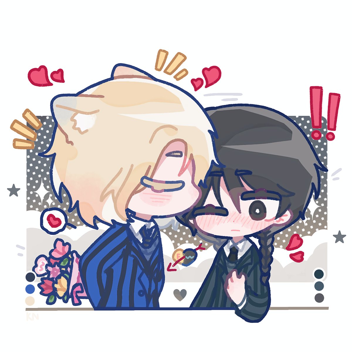 curaky08's tweet photo. Kiss💟
• Enid x Wednesday 
#wenclair #enidwed #wenclairfanart https://t.co/ZbZ748zaqe