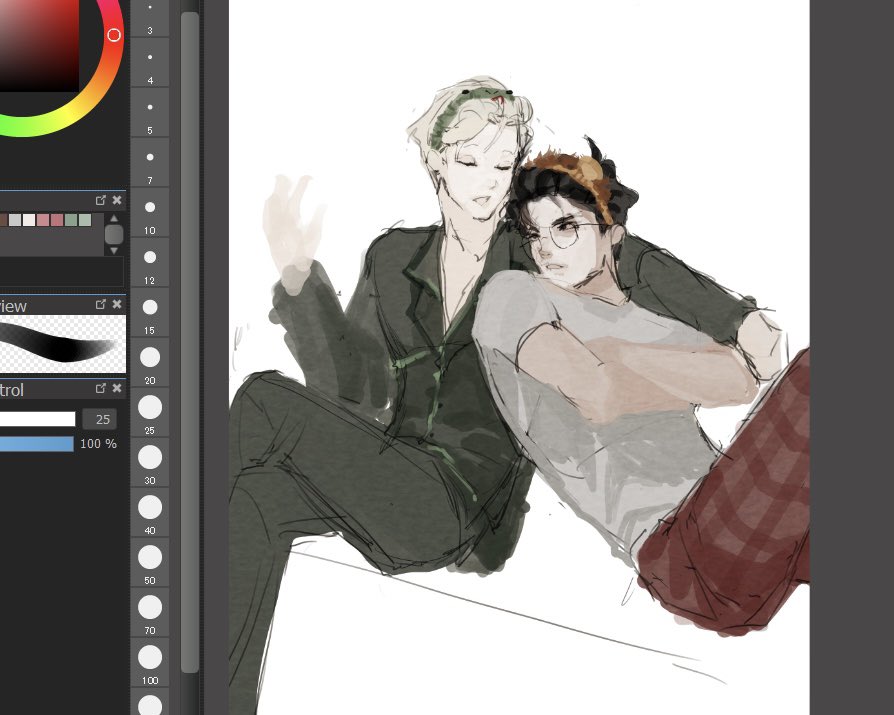 was based off of this drawing i made last month but forgot about ^^;;